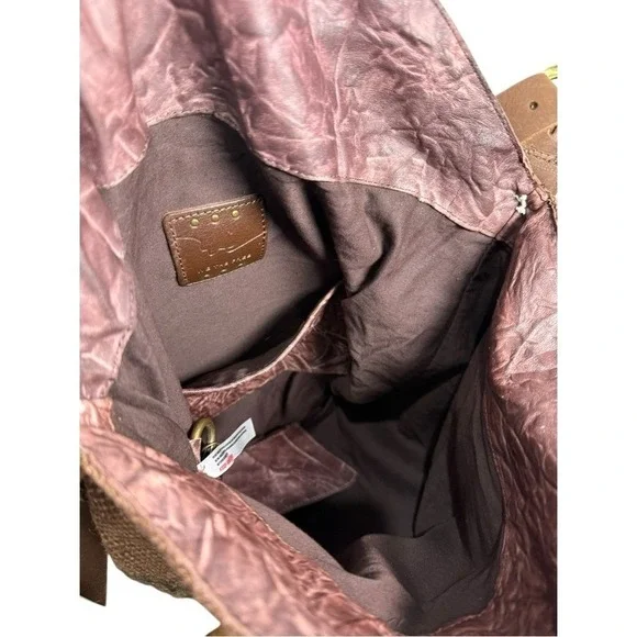 FREE PEOPLE We The Free Talia Bag Embroidered Crossbody Leather Purse NWT - Picture 8 of 8